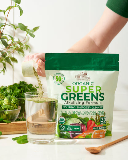 Super Greens Powder - 30 Servings - Unflavored