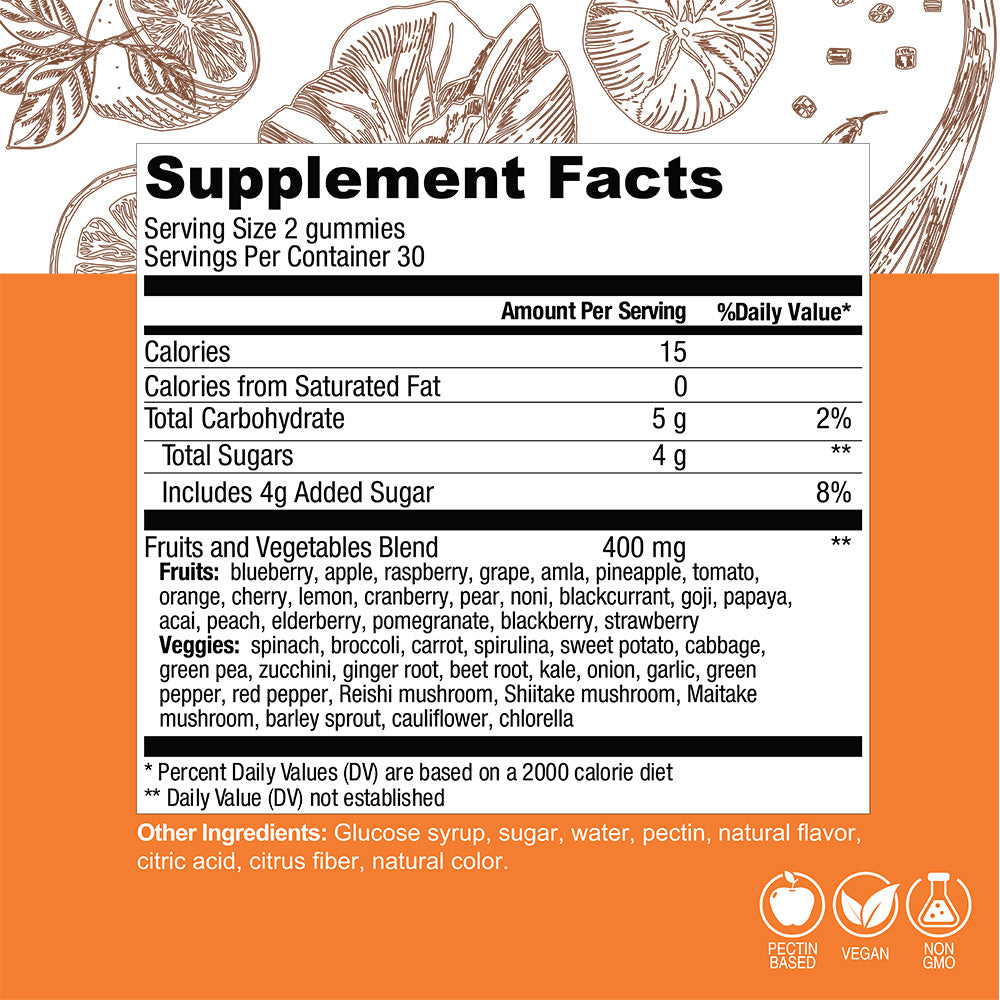 Fruits & Veggies Gummies