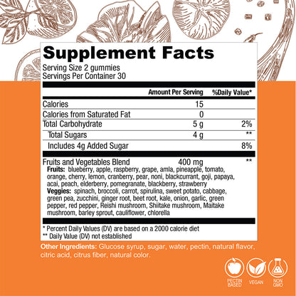 Fruits & Veggies Gummies
