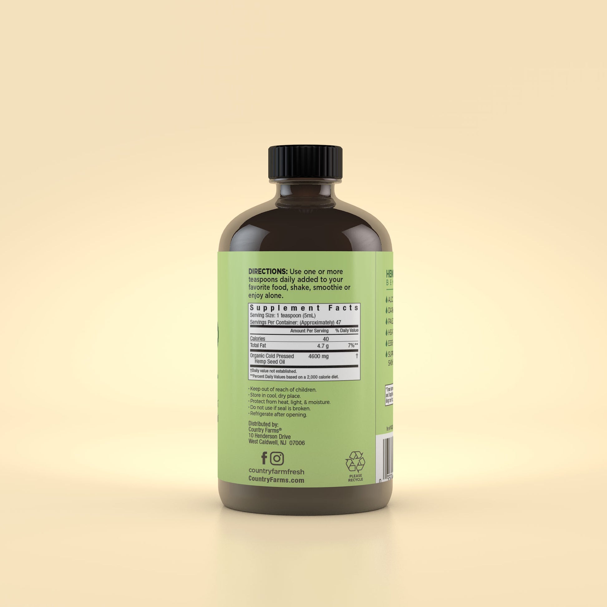 Hemp Seed Oil Liquid Hemp Seed Oil Liquid