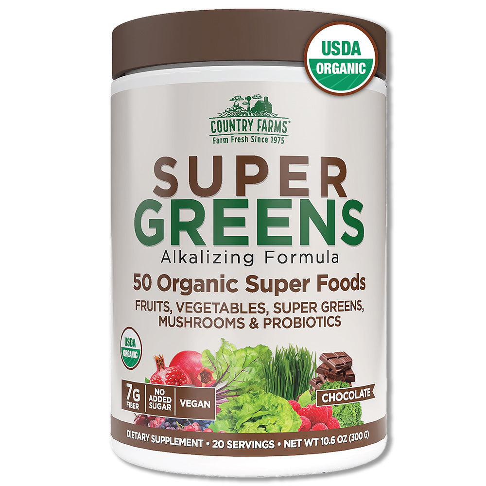 Super Greens Powder - 20 Servings - Chocolate
